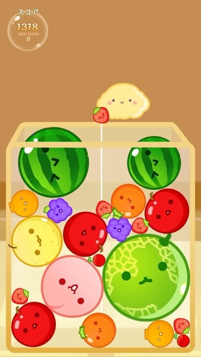 Watermelon Fruits Match Puzzle Smartphone-Screenshot