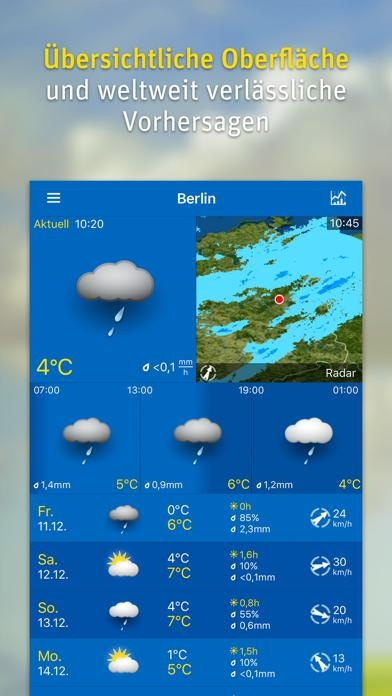 WeatherPro Smartphone-Screenshot