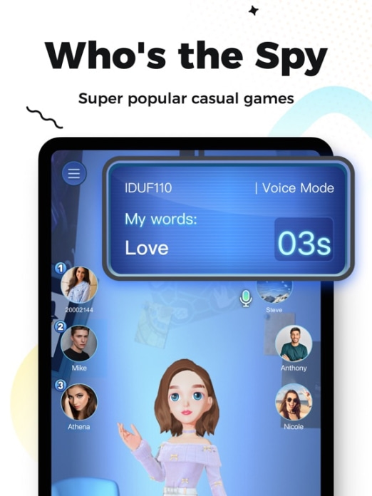 WePlay - Partyspiel & Chat Tablet-Screenshot2