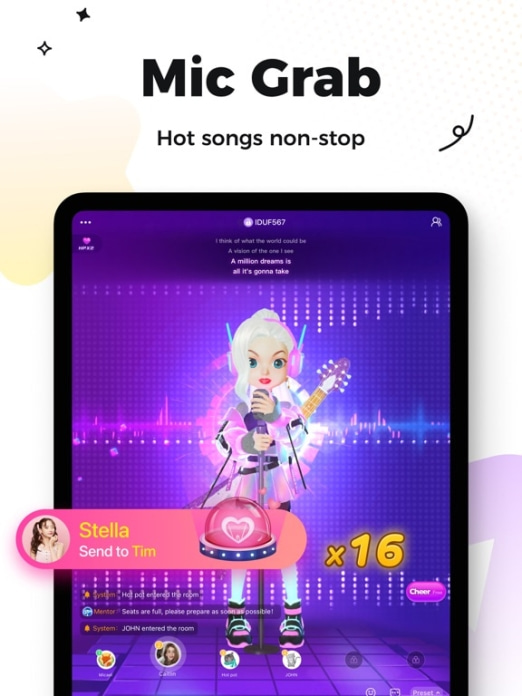 WePlay - Partyspiel & Chat Tablet-Screenshot3