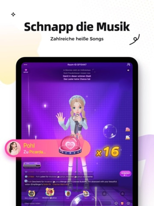 WePlay - Partyspiel & Chat Tablet-Screenshot8