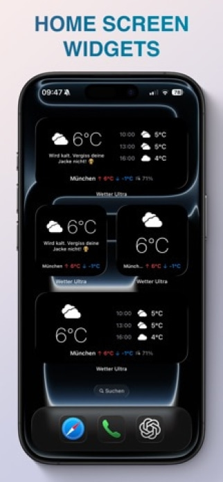 Wetter Ultra - Regen & Widgets Smartphone-Screenshot4