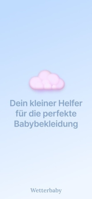 Wetterbaby Smartphone-Screenshot