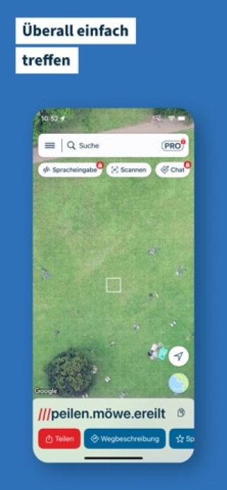 what3words Smartphone-Screenshot3