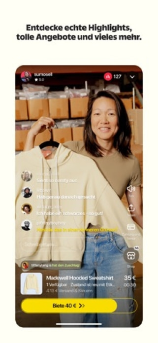 Whatnot: Shop, Sell, Connect Smartphone-Screenshot