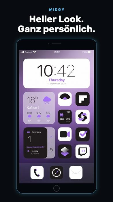 Widgy: Widgets nach Maß Smartphone-Screenshot6