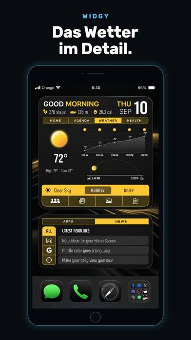Widgy: Widgets nach Maß Smartphone-Screenshot8