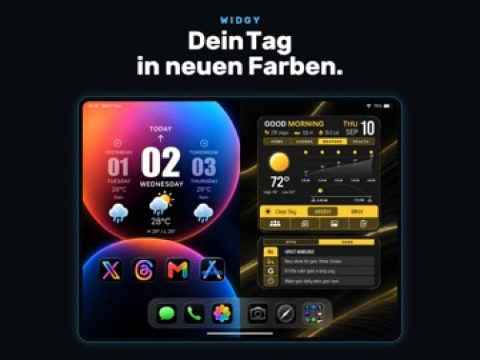 Widgy: Widgets nach Maß Tablet-Screenshot3