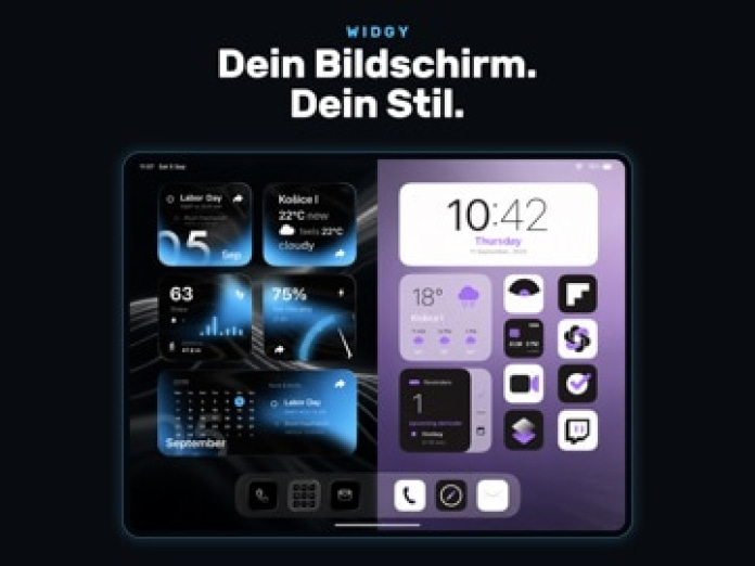 Widgy: Widgets nach Maß Tablet-Screenshot