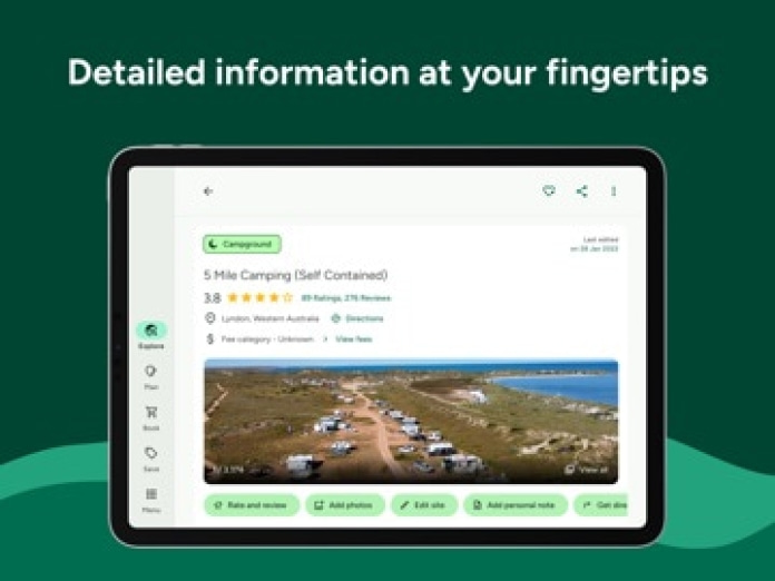 WikiCamps Australia Tablet-Screenshot2