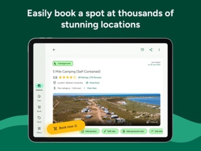 WikiCamps Australia Tablet-Screenshot4
