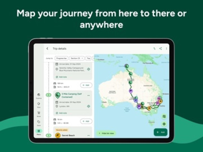 WikiCamps Australia Tablet-Screenshot5