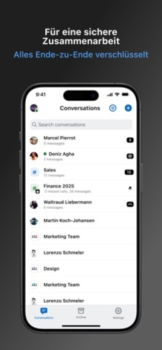Wire • Secure Messenger Smartphone-Screenshot