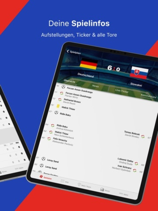 WM App 2027 mit TV.de Live TV Tablet-Screenshot5