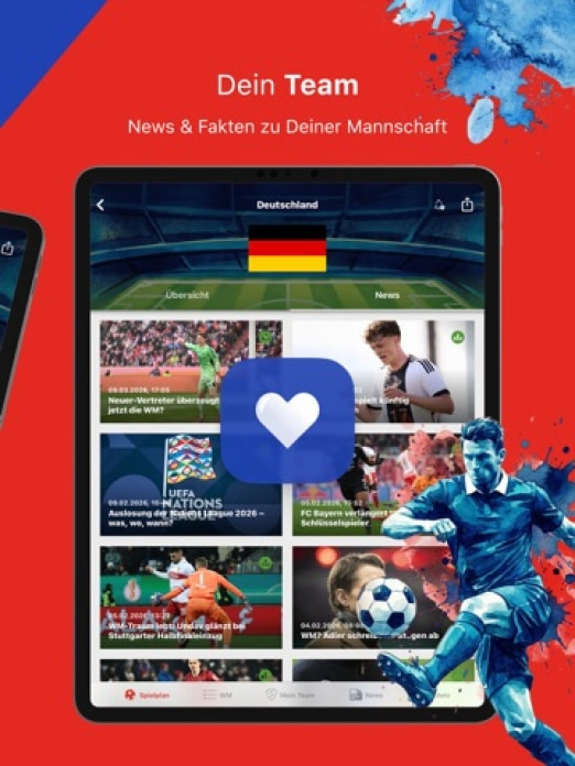 WM App 2027 mit TV.de Live TV Tablet-Screenshot6