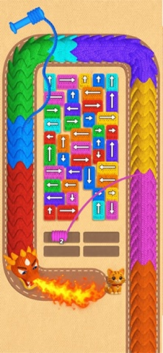 Wollkracher - Wool Bus Escape Smartphone-Screenshot