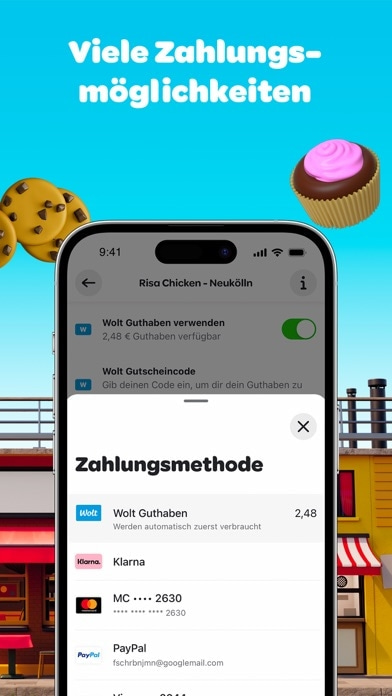 Wolt Lieferdienst Essen & mehr Smartphone-Screenshot6