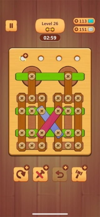 Wood Nuts & Bolts Puzzle Smartphone-Screenshot6