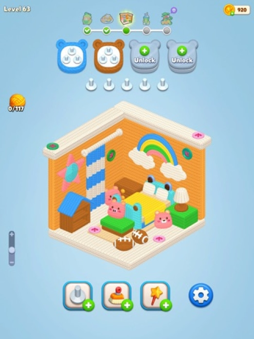 Wool Puzzle 3D Tablet-Screenshot2