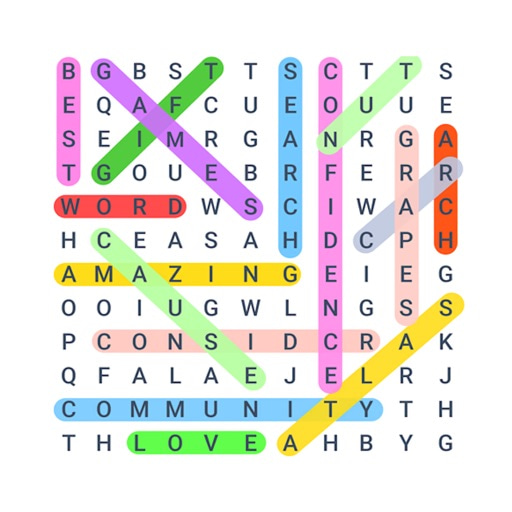 Word Search Colorful - Puzzles