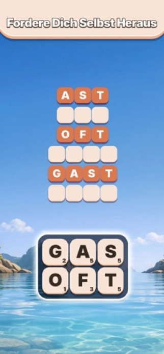 Word Tiles - Relaxing Puzzle Smartphone-Screenshot