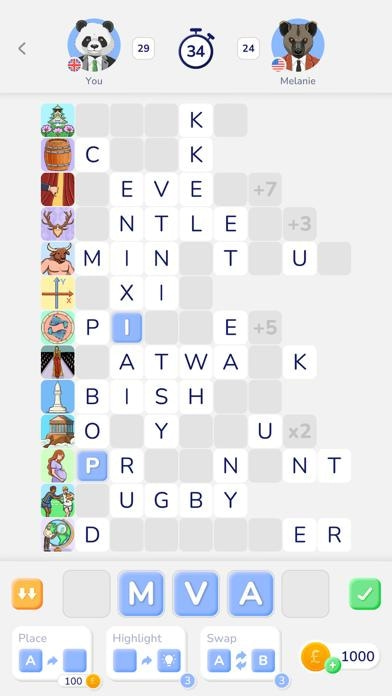 WordPix－Kreuzwortr&auml;tsel-Spiel Smartphone-Screenshot