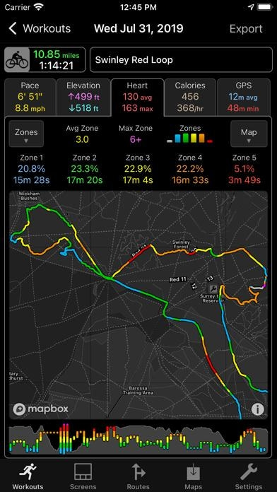 WorkOutDoors Smartphone-Screenshot2