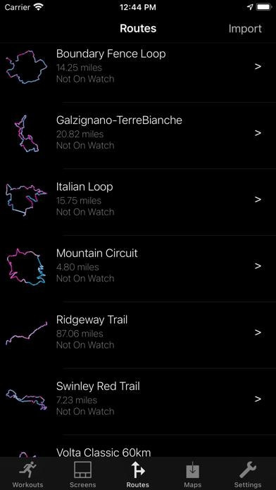WorkOutDoors Smartphone-Screenshot6