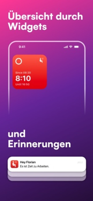 WorkTimes Arbeitszeiterfassung Smartphone-Screenshot4
