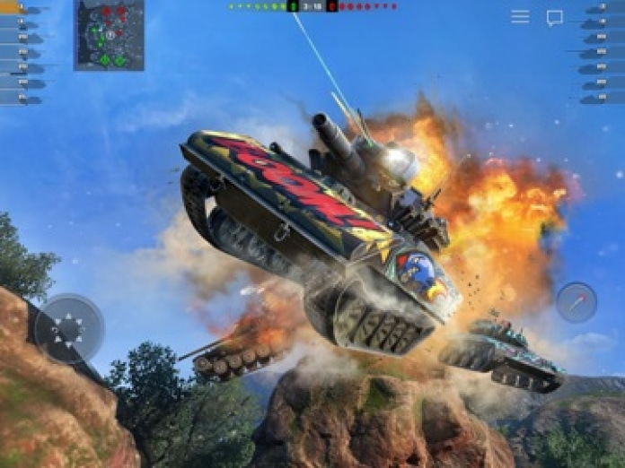 World of Tanks Blitz:3D Panzer Tablet-Screenshot2