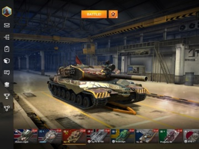 World of Tanks Blitz:3D Panzer Tablet-Screenshot4