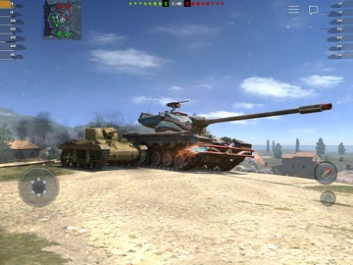World of Tanks Blitz:3D Panzer Tablet-Screenshot6