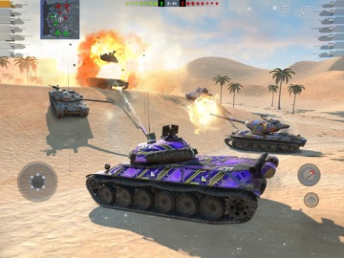 World of Tanks Blitz:3D Panzer Tablet-Screenshot