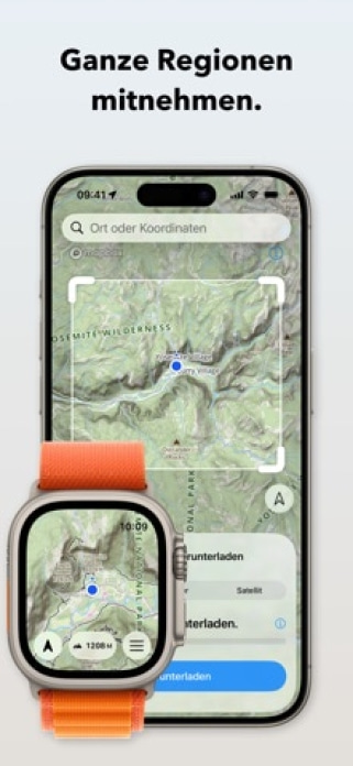 WristTopo: Karten f&uuml;r Watch Smartphone-Screenshot8