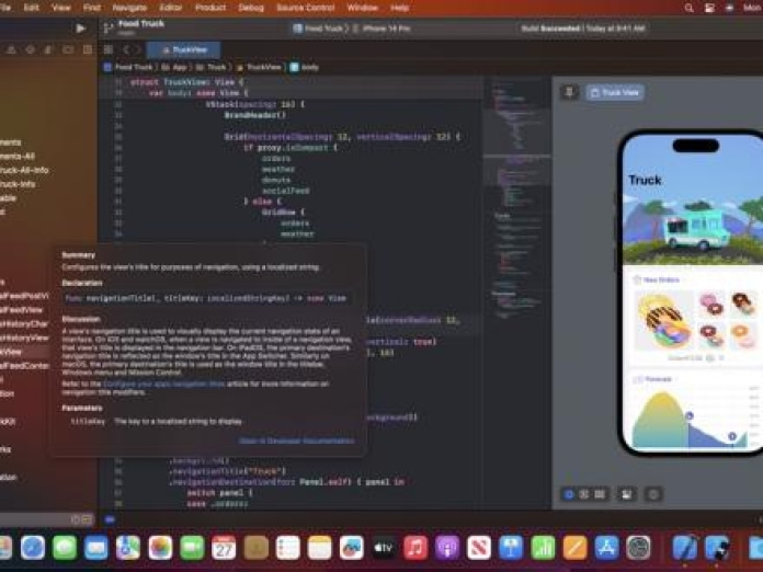 Xcode Smartphone-Screenshot