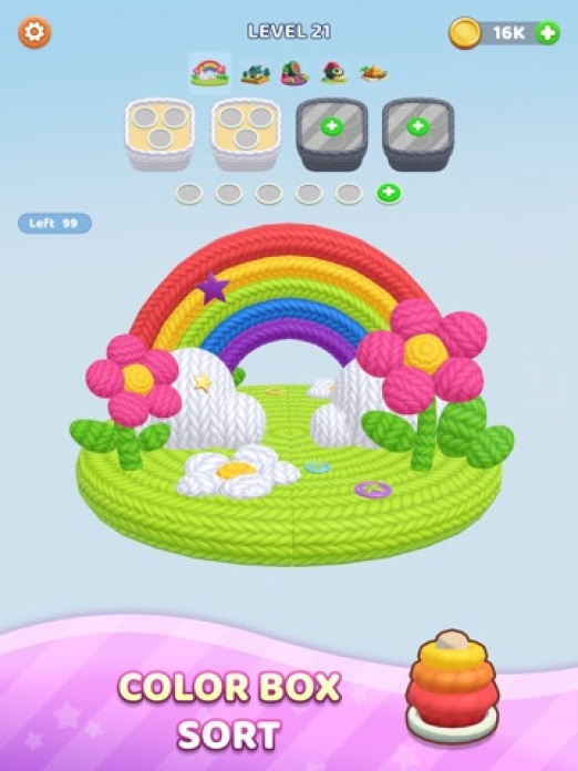 Yarn Fever! Unravel Puzzle Tablet-Screenshot2