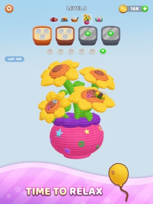 Yarn Fever! Unravel Puzzle Tablet-Screenshot4