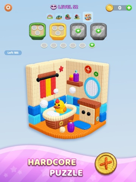 Yarn Fever! Unravel Puzzle Tablet-Screenshot7