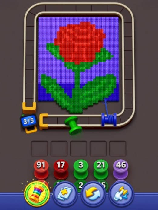 Yarn Loop: Knit Puzzle Tablet-Screenshot3