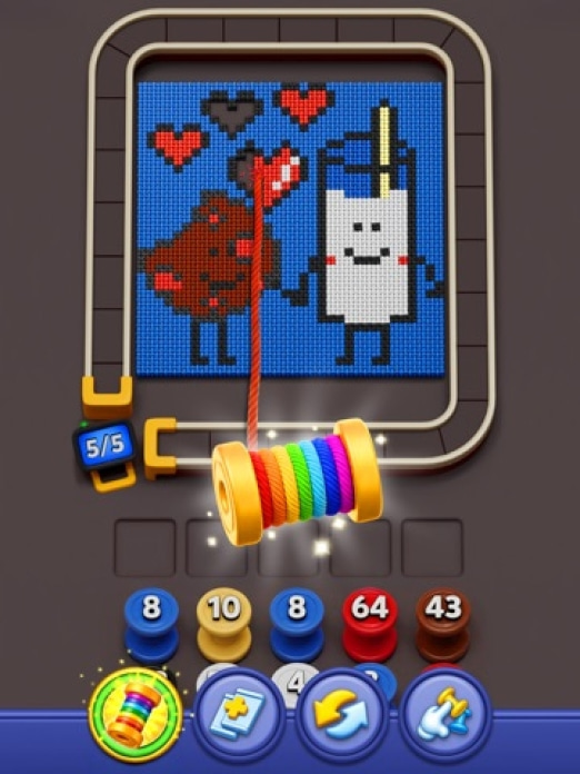 Yarn Loop: Knit Puzzle Tablet-Screenshot6