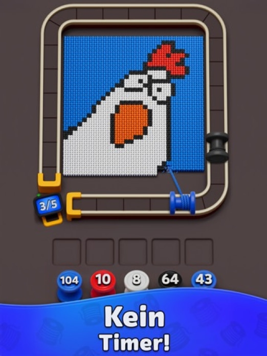 Yarn Loop: Knit Puzzle Tablet-Screenshot