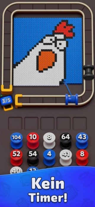 Yarn Loop: Knit Puzzle Smartphone-Screenshot