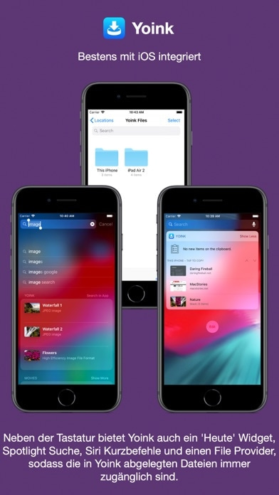 Yoink - Besseres Drag und Drop Smartphone-Screenshot5