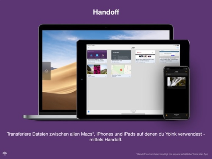 Yoink - Besseres Drag und Drop Tablet-Screenshot4