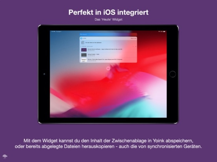 Yoink - Besseres Drag und Drop Tablet-Screenshot6