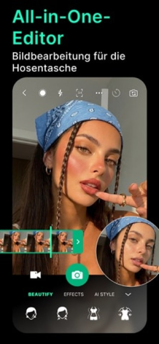 YouCam Perfect AI Photo Editor Smartphone-Screenshot