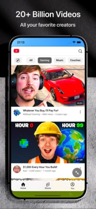 YouPlay: AdBlock für YouTube Smartphone-Screenshot