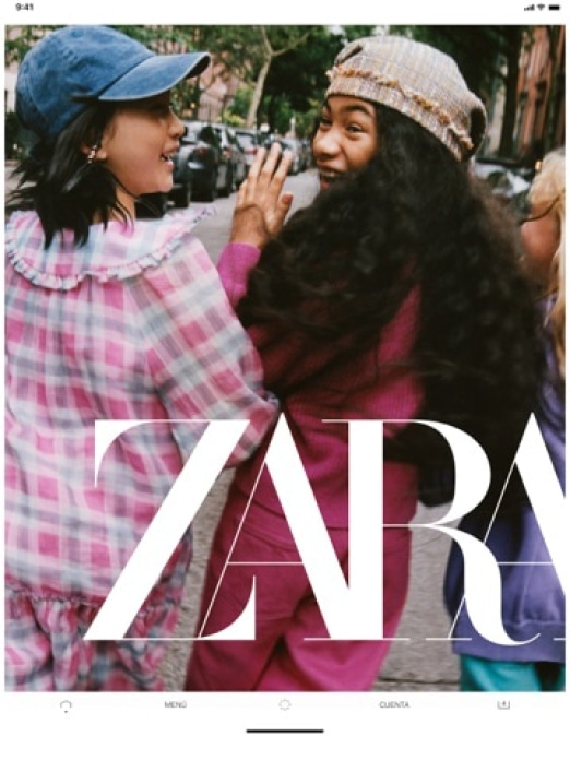 ZARA Tablet-Screenshot