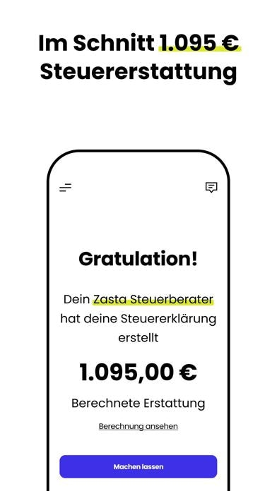 Zasta – Super-App für Steuern Smartphone-Screenshot2