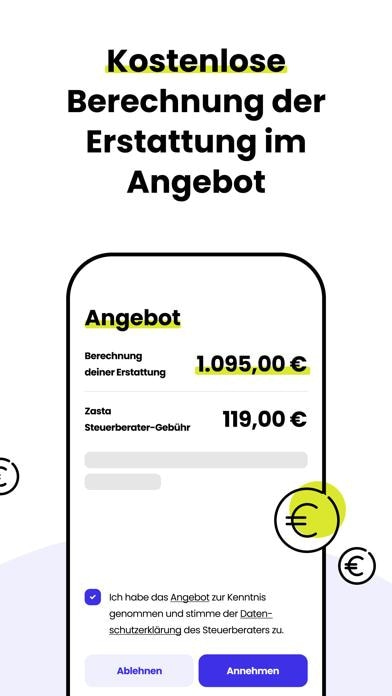 Zasta – Super-App für Steuern Smartphone-Screenshot6